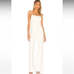 Lovers and Friends Lavinia Jumpsuit in White from Revolve.